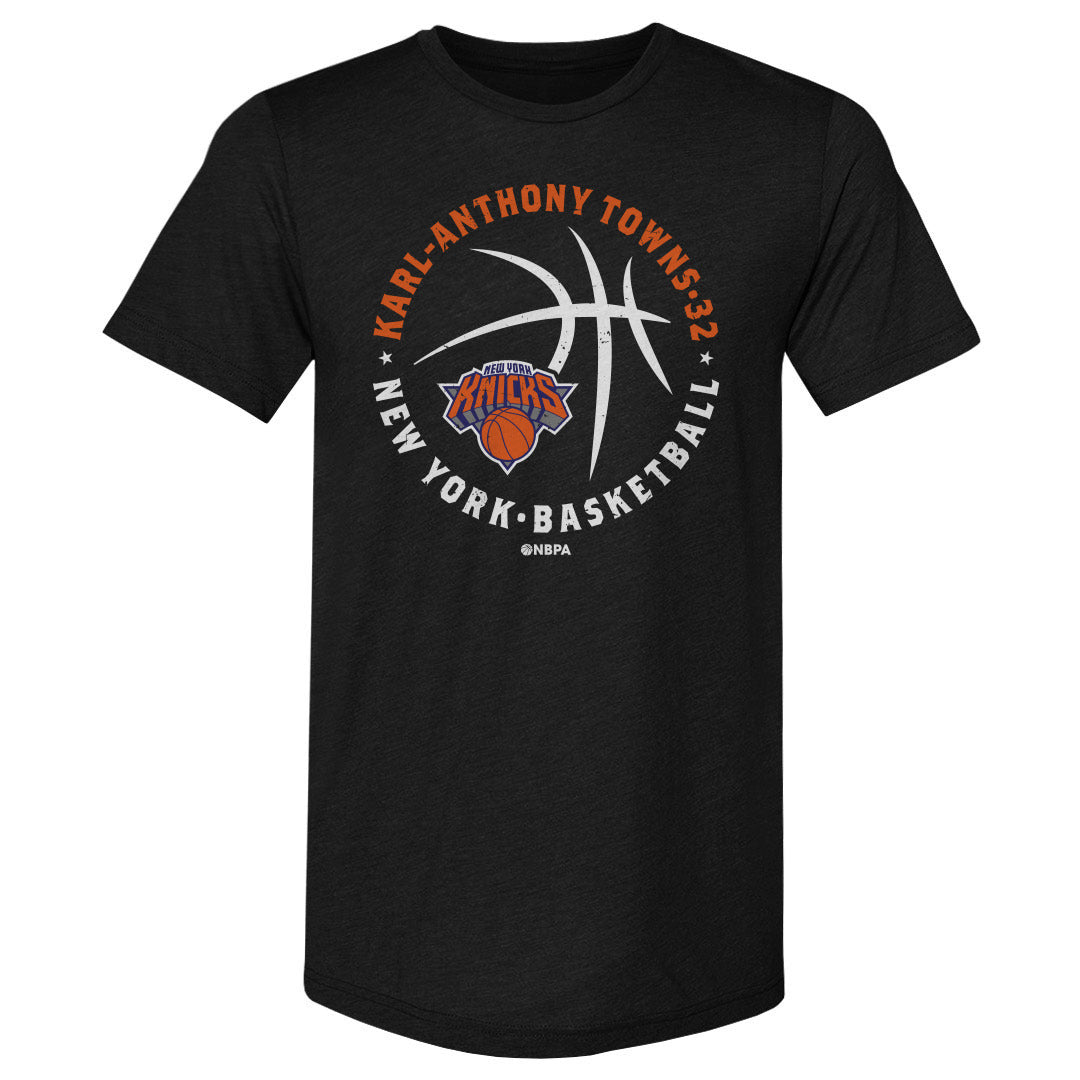 Karl-Anthony Towns New York Knicks Player Ball WHT