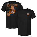 Jalen Brunson New York Knicks Caricature F&B WHT