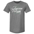 Jayson Tatum Boston Number Script WHT