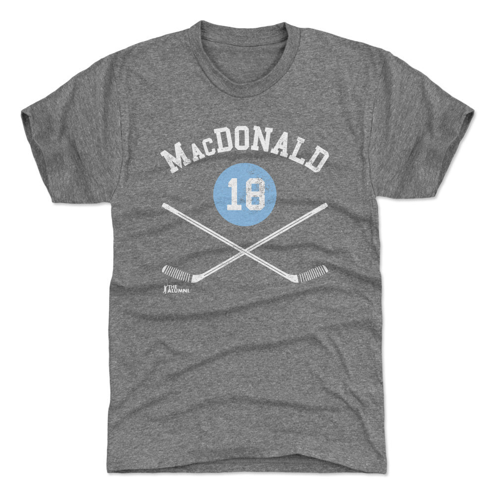 Lowell MacDonald Pittsburgh 18 Sticks WHT