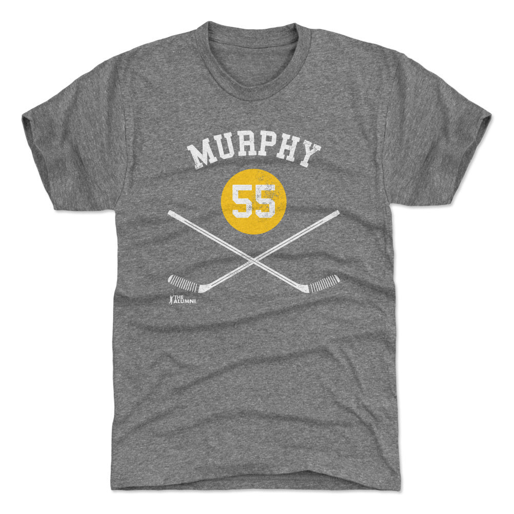 Larry Murphy Pittsburgh 55 Sticks WHT