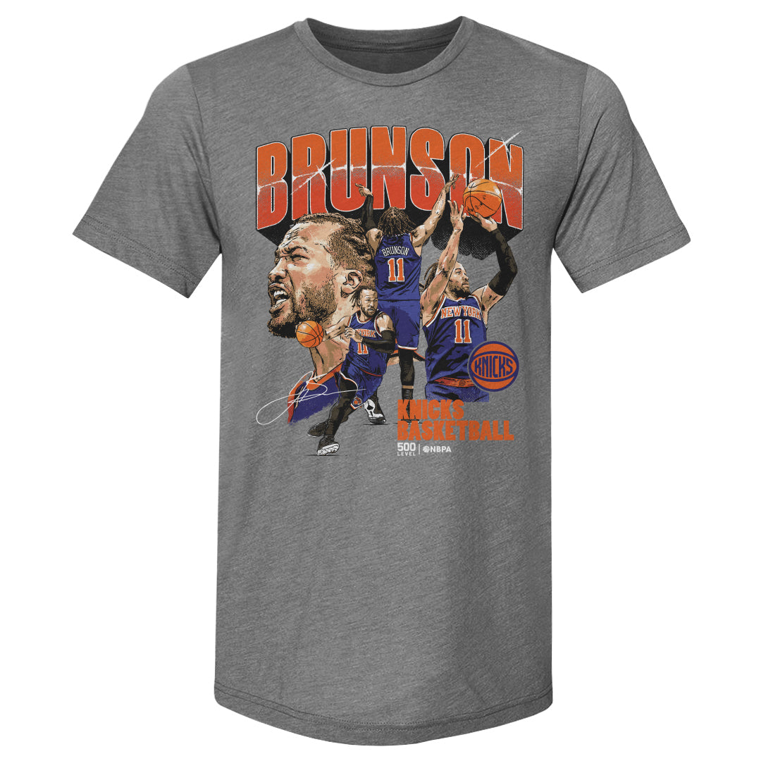 Jalen Brunson New York Knicks Collage WHT