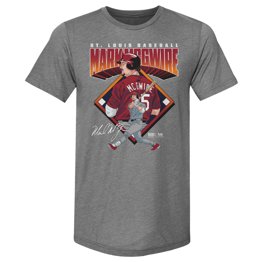 Mark McGwire St. Louis Baseball Diamond WHT