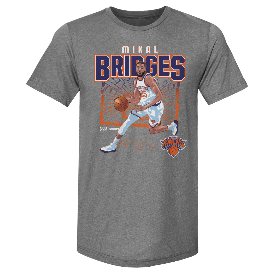 Mikal Bridges New York Knicks Shattered WHT