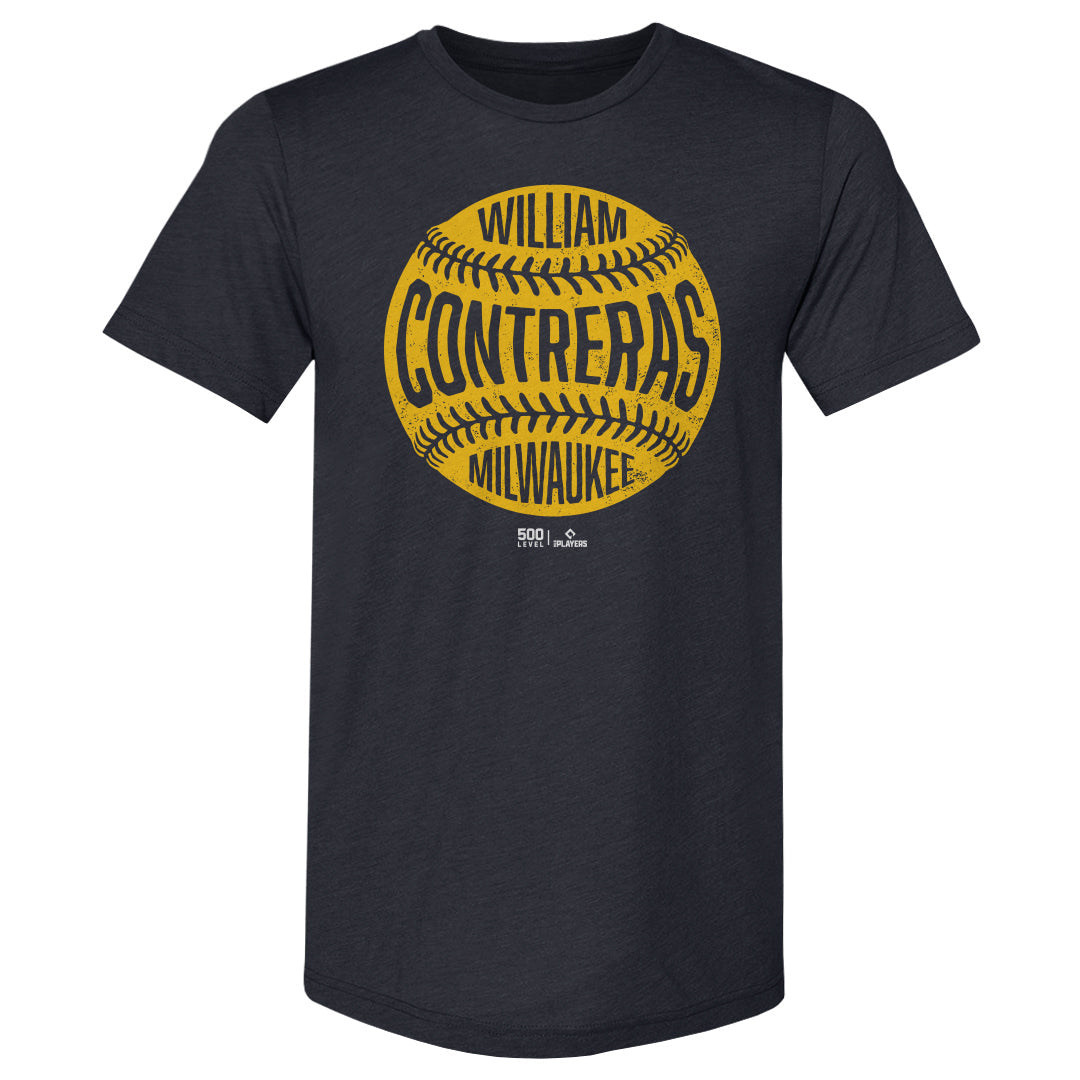 William Contreras Milwaukee Vintage Baseball WHT
