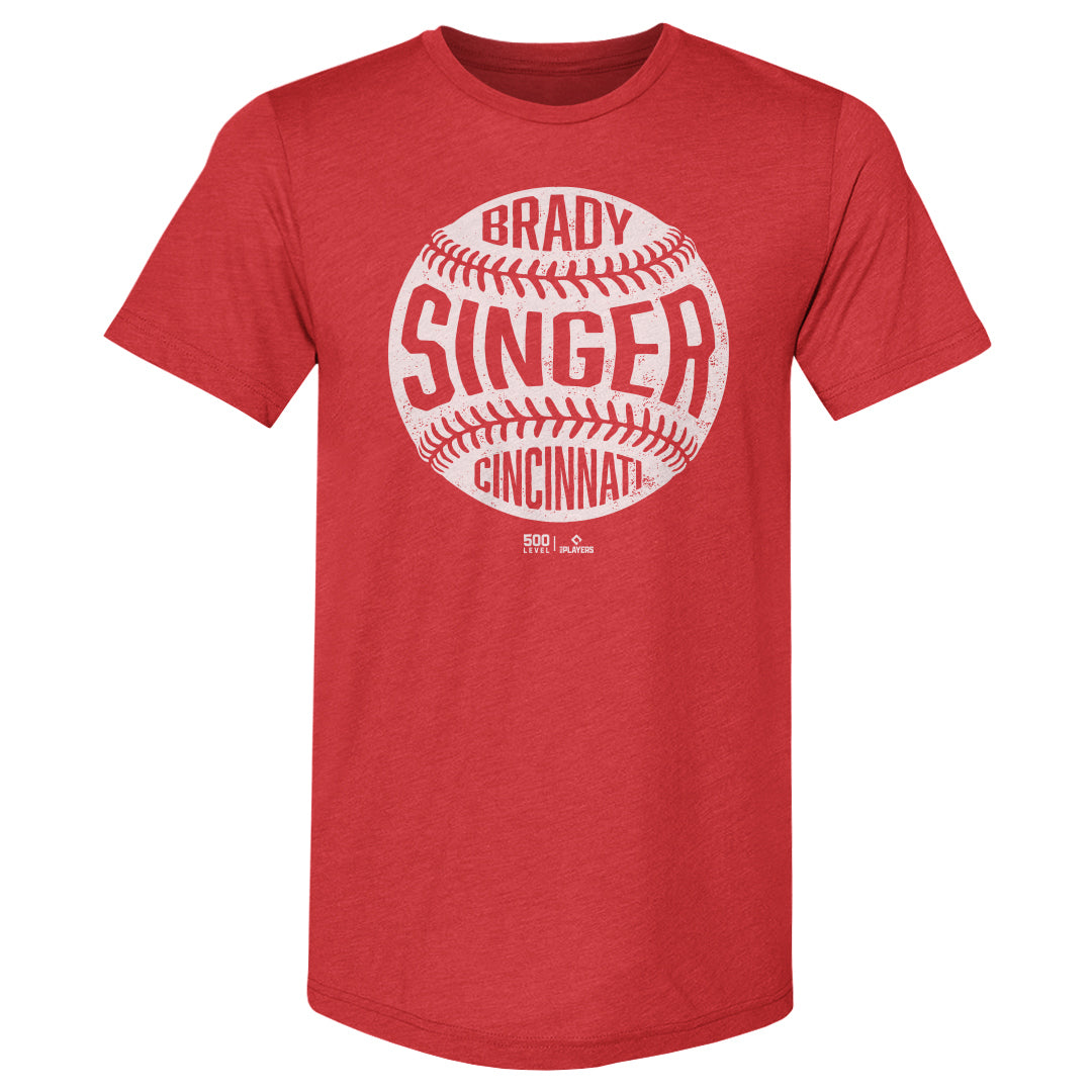 Brady Singer Cincinnati Vintage Baseball WHT