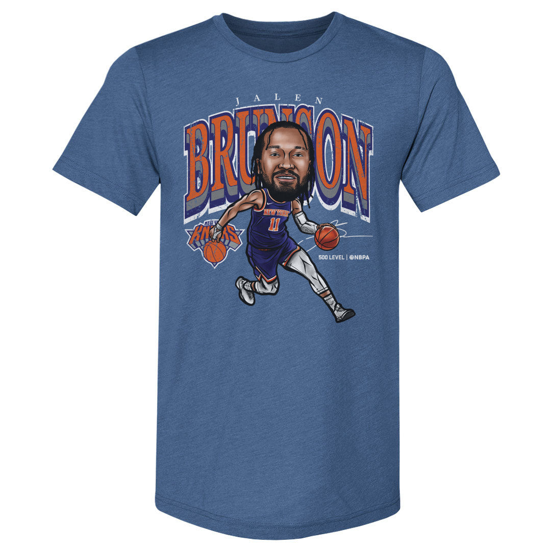 Jalen Brunson New York Knicks Cartoon WHT