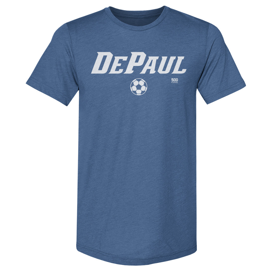 DePaul Blue Demons Soccer Minimalist WHT