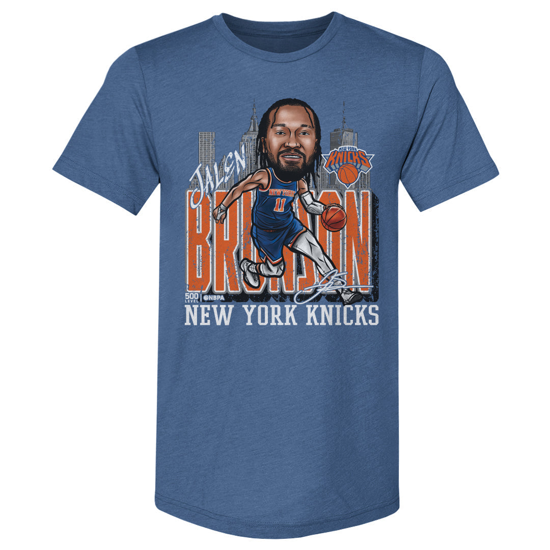 Jalen Brunson New York Knicks Cartoon City Cartoon WHT