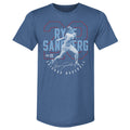 Ryne Sandberg Chicago C Outline WHT