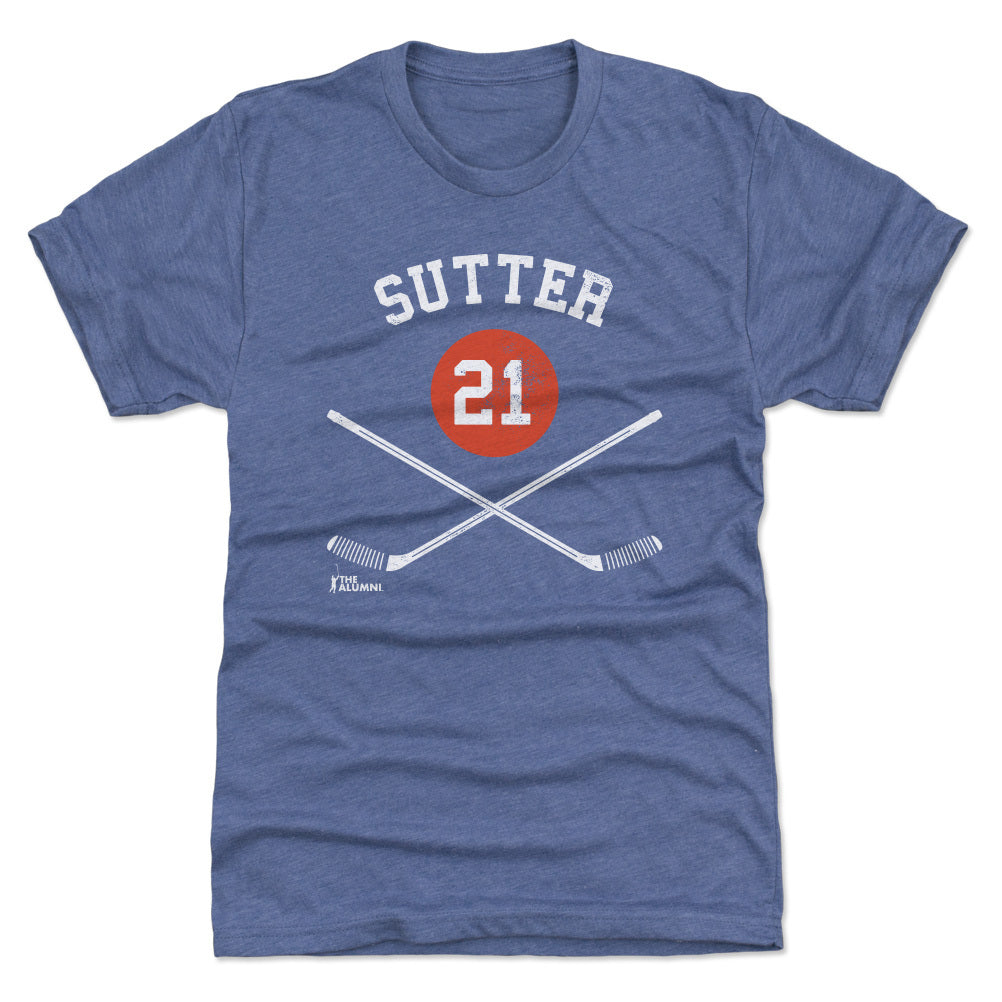 Brent Sutter New York I 21 Sticks WHT