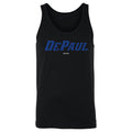 DePaul Blue Demons Wordmark Royal WHT