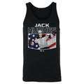 Jack Hughes New Jersey American Flag WHT