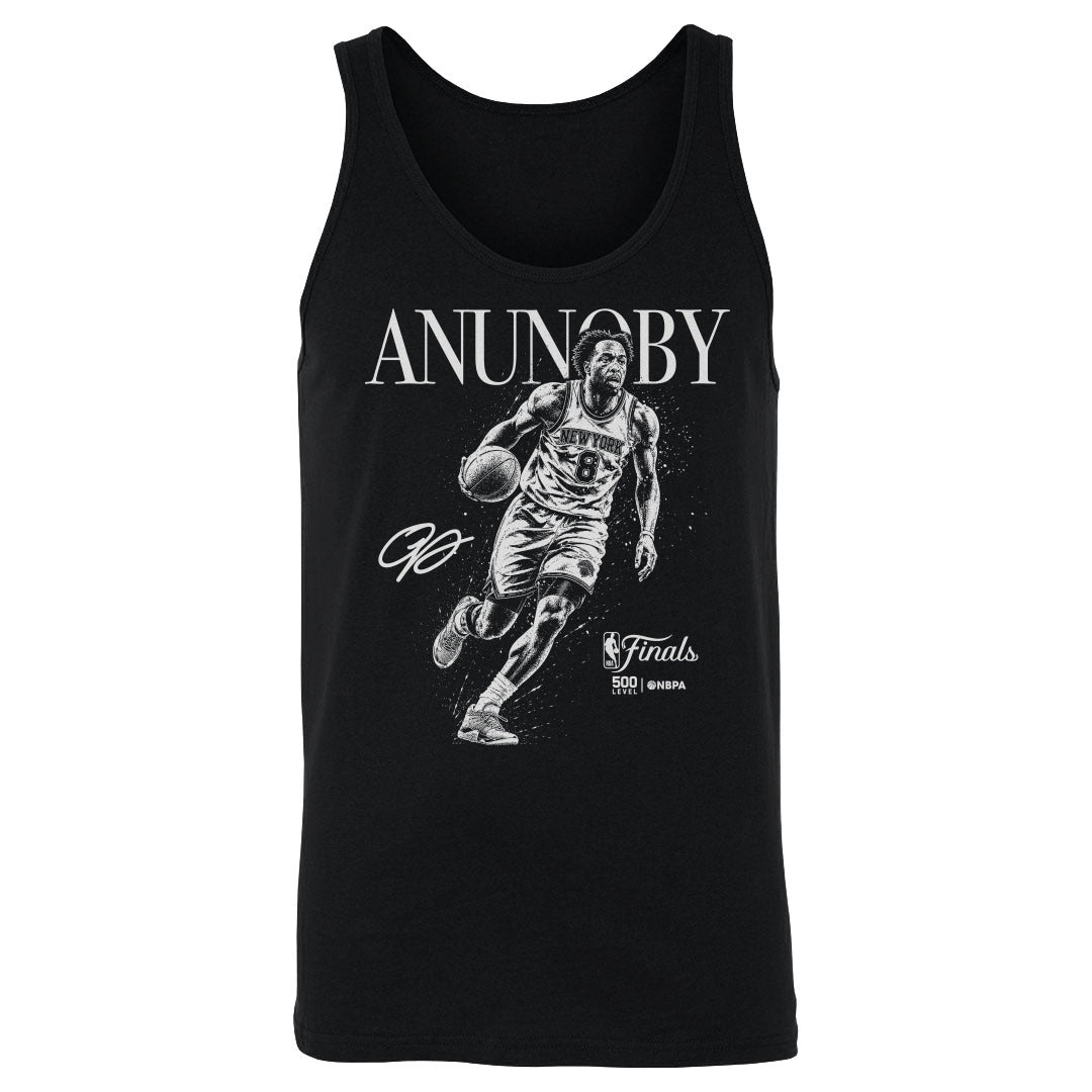 OG Anunoby New York Knicks NBA Finals 2026 Mono WHT
