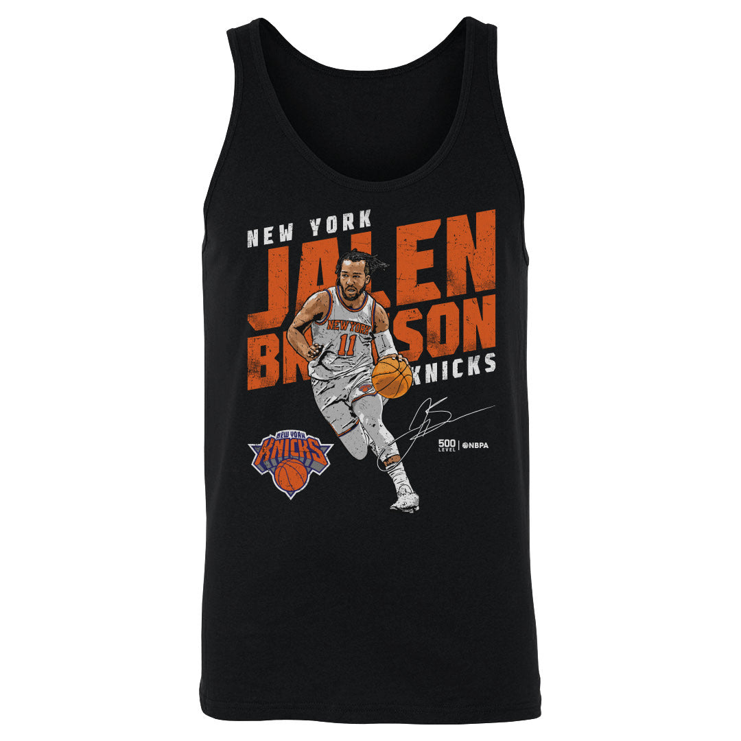 Jalen Brunson New York Knicks Slant WHT