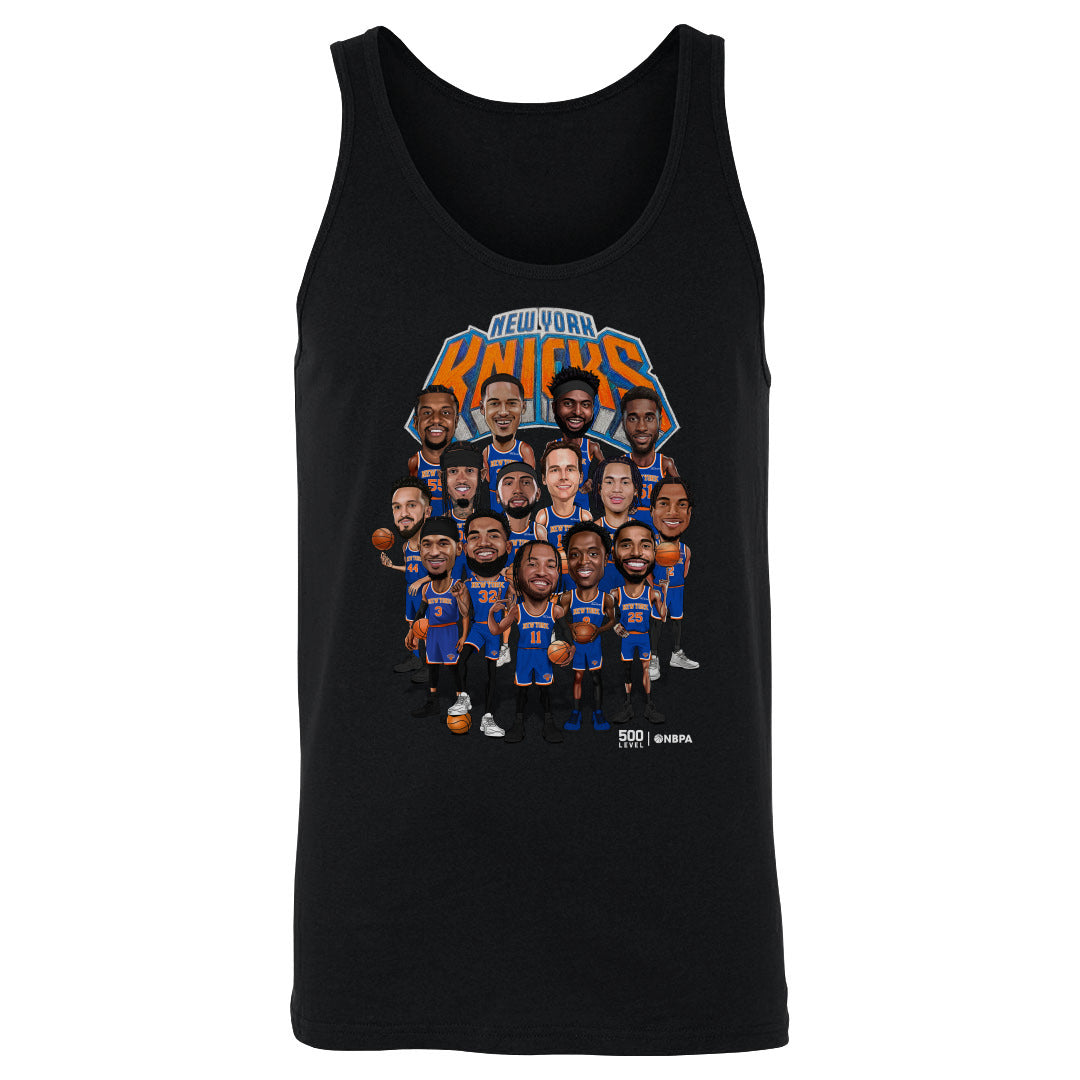 New York Knicks 2026 Playoffs Caricature WHT