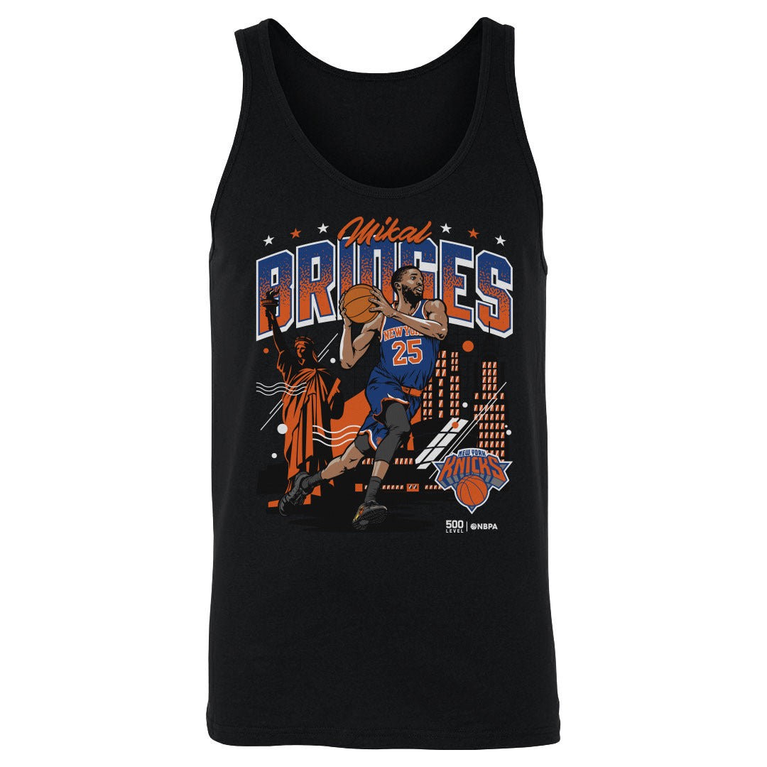 Mikal Bridges New York Knicks Skyline WHT