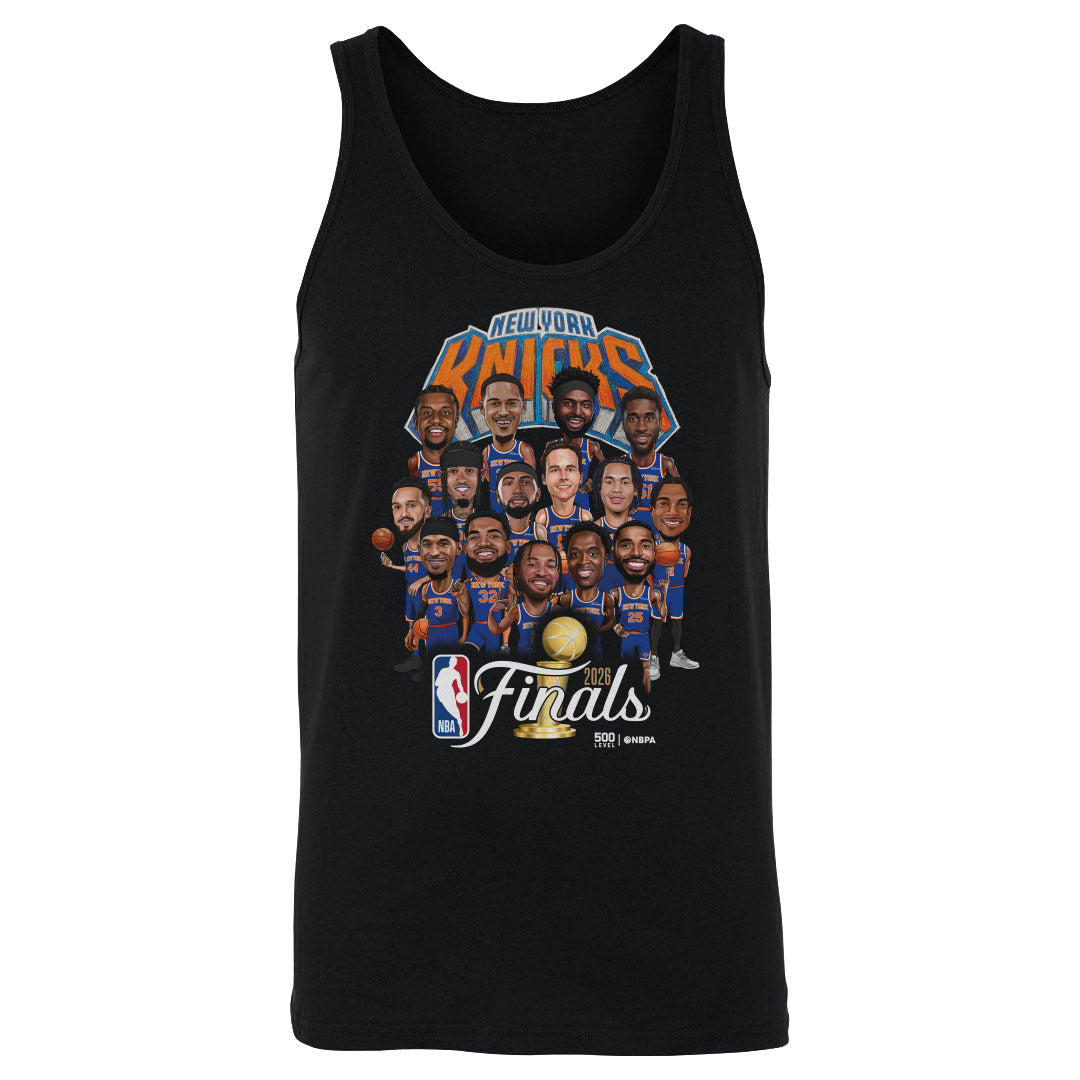 New York Knicks NBA Finals 2026 Caricature WHT