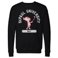 DePaul Blue Demons Mascot Golf WHT