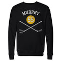 Larry Murphy Pittsburgh 55 Sticks WHT