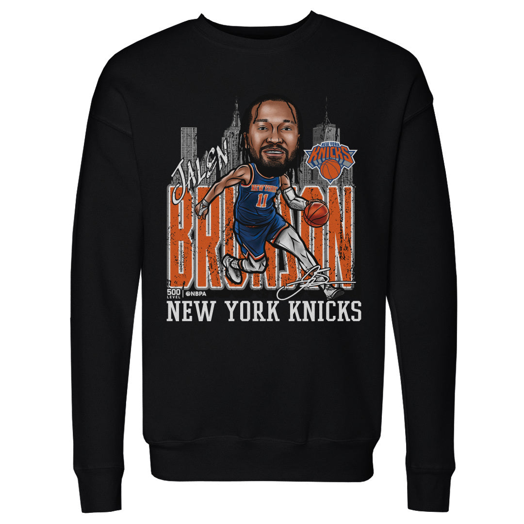 Jalen Brunson New York Knicks Cartoon City Cartoon WHT