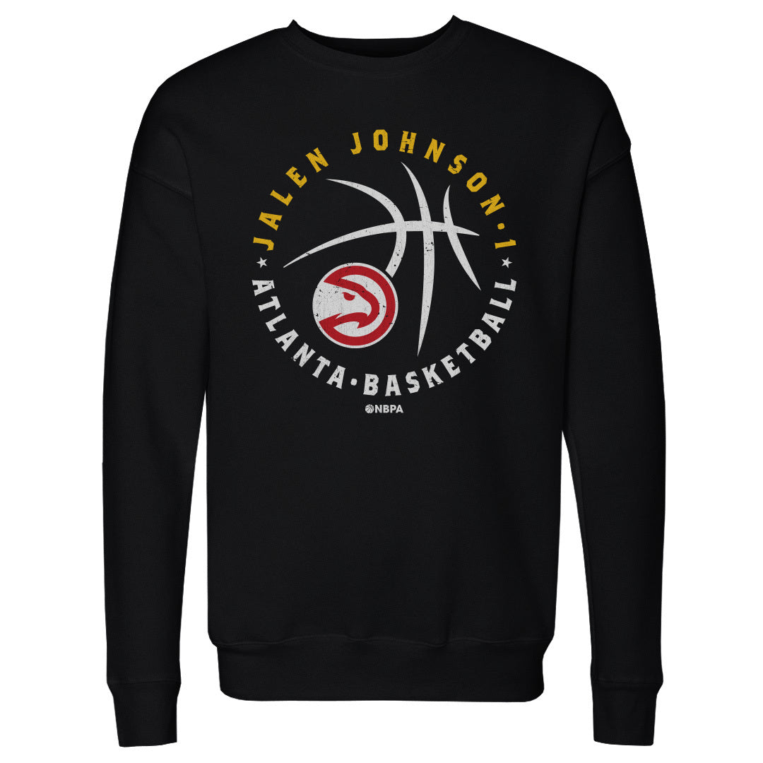 Jalen Johnson Atlanta Hawks Player Ball WHT