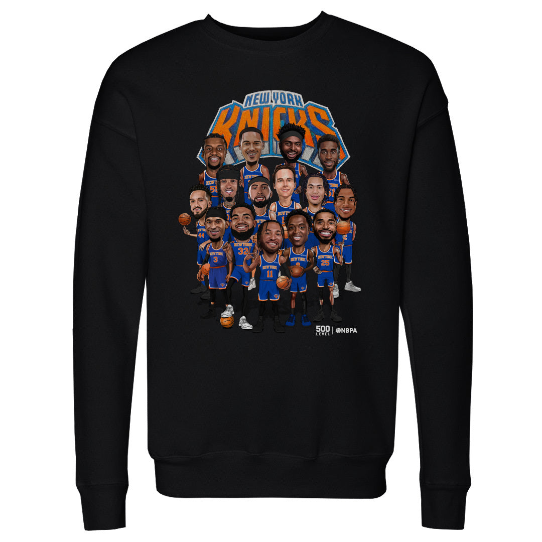 New York Knicks 2026 Playoffs Caricature WHT
