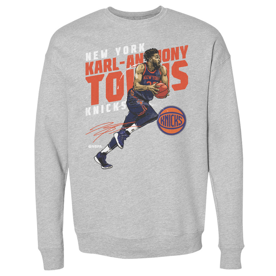 Karl-Anthony Towns New York Knicks Slant WHT