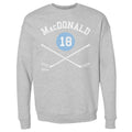 Lowell MacDonald Pittsburgh 18 Sticks WHT