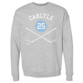 Randy Carlyle Pittsburgh 25 Sticks WHT