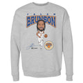 Jalen Brunson New York Knicks Hardwood Comic WHT