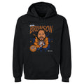 Jalen Brunson New York Knicks Caricature Retro WHT