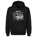 Jack Hughes New Jersey American Flag WHT