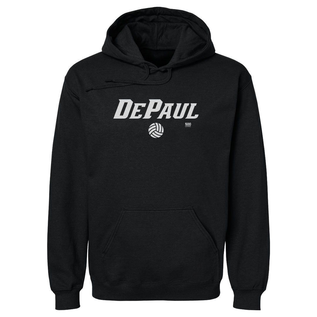 DePaul Blue Demons Volleyball Minimalist WHT