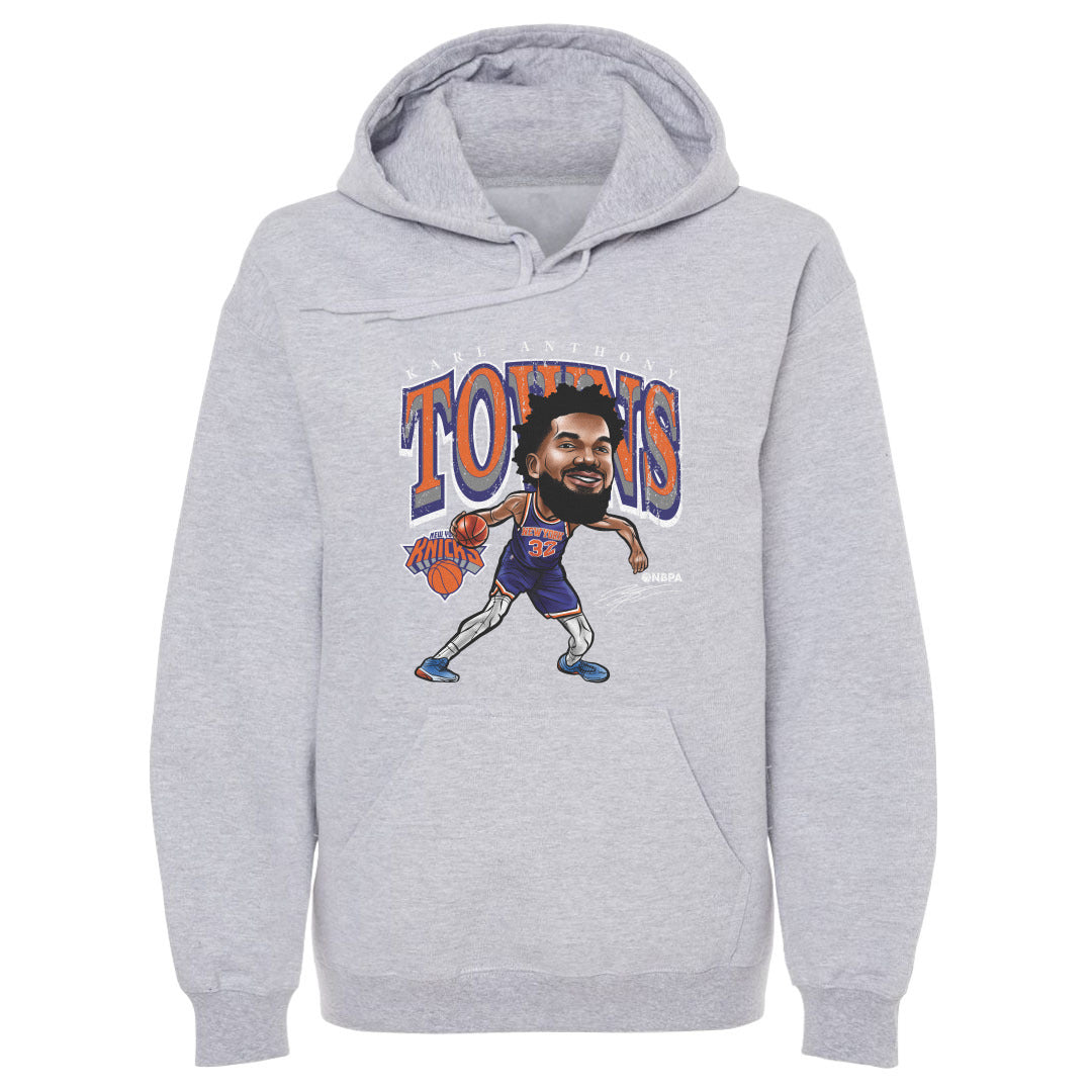 Karl-Anthony Towns New York Knicks Cartoon WHT