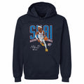 Shai Gilgeous-Alexander Oklahoma City Thunder Caricature WHT