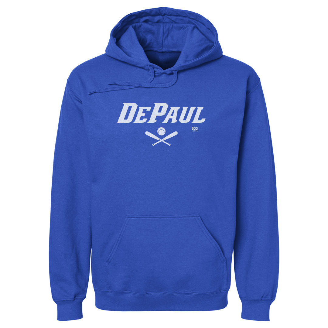 DePaul Blue Demons Softball Minimalist WHT
