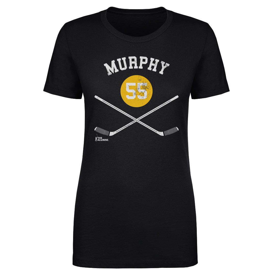 Larry Murphy Pittsburgh 55 Sticks WHT