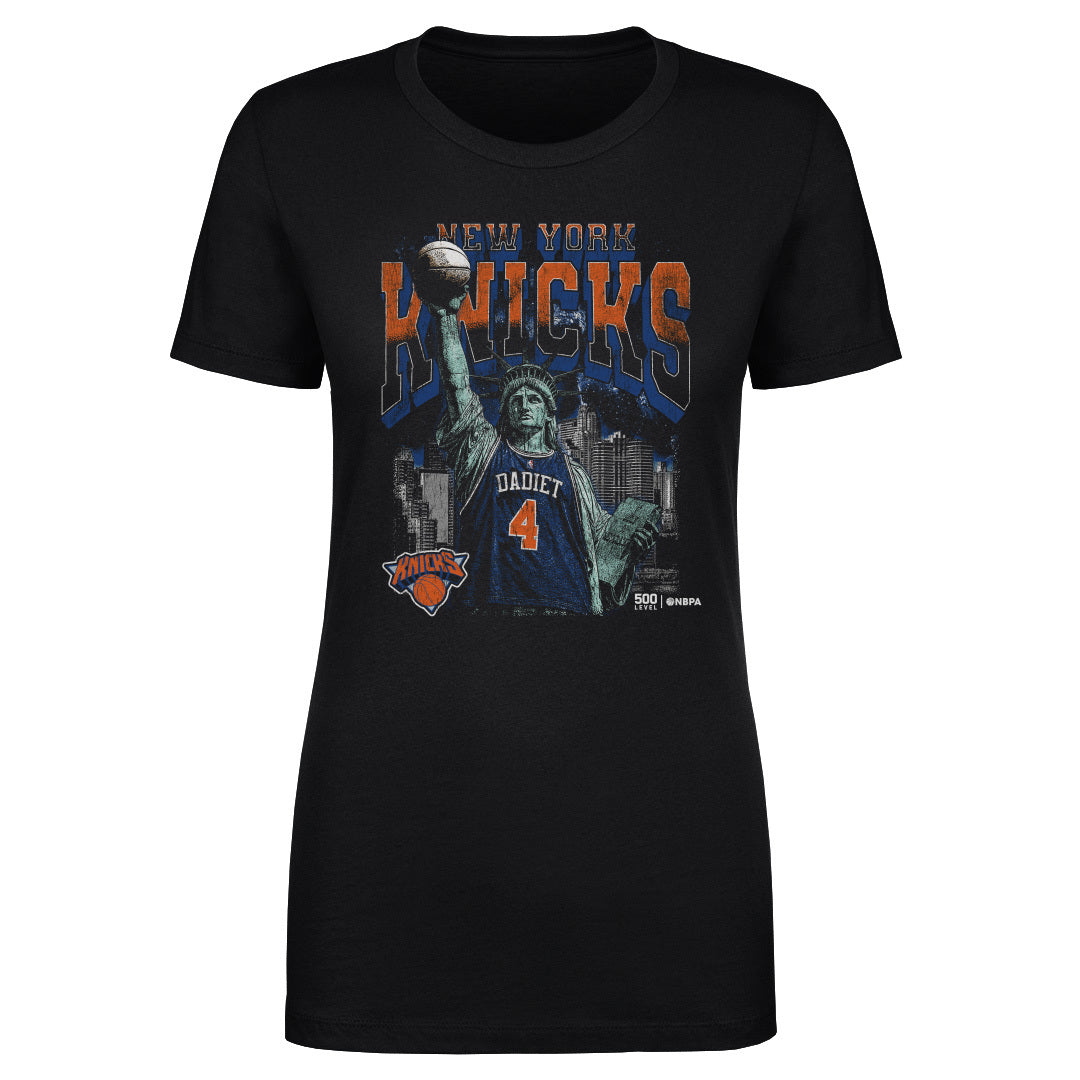 Pacome Dadiet New York Knicks Statue Of Liberty WHT