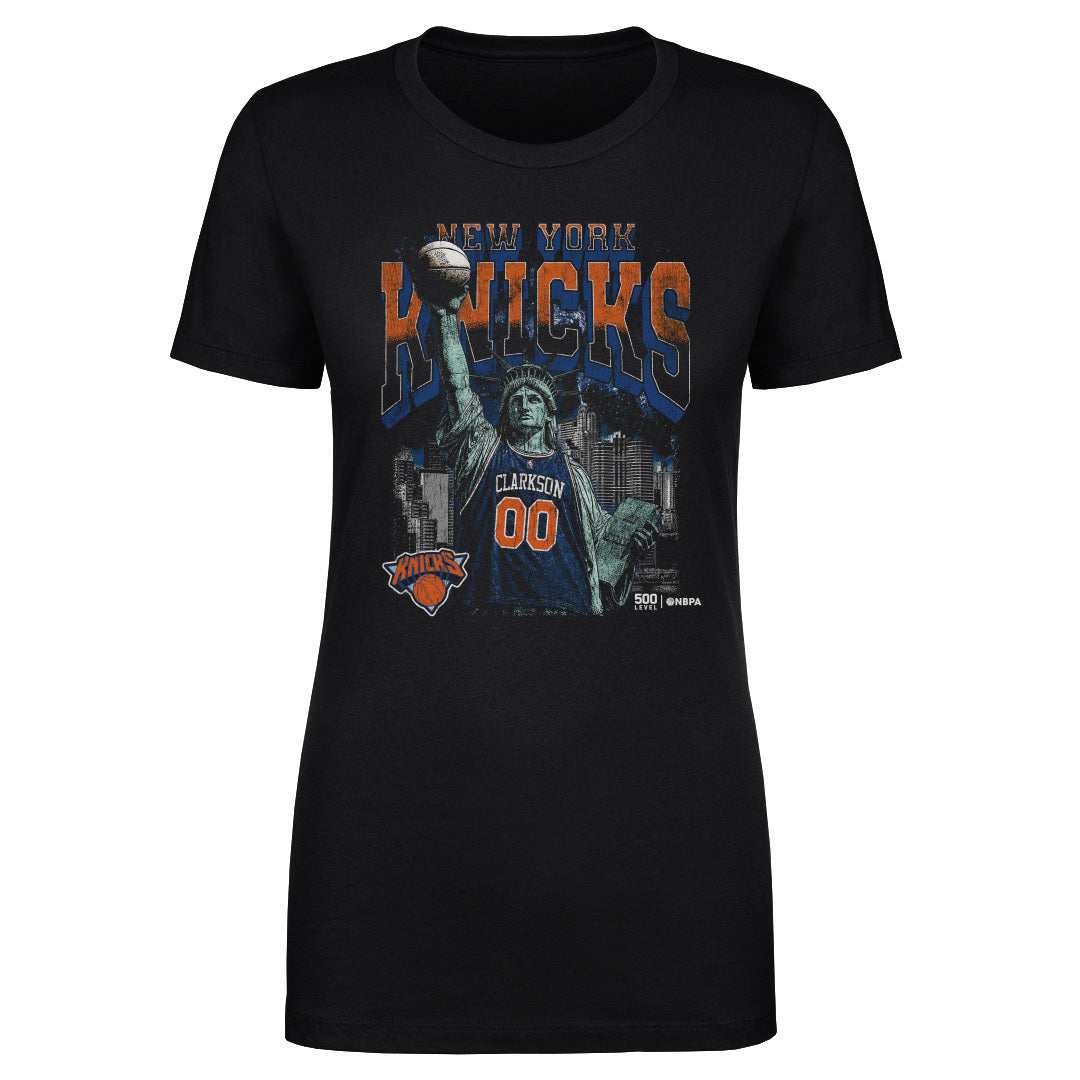 Jordan Clarkson New York Knicks Statue Of Liberty WHT