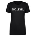 500 LEVEL Wordmark WHT