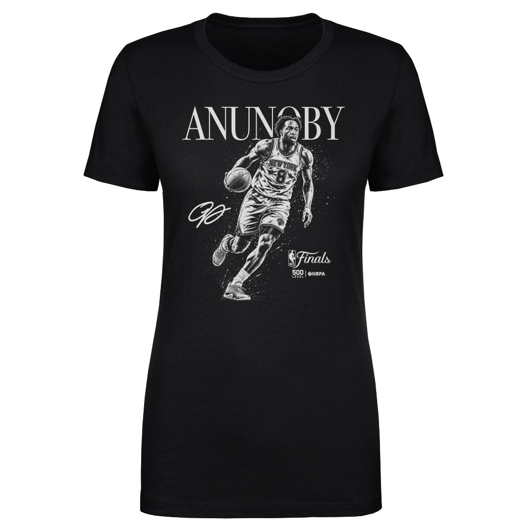 OG Anunoby New York Knicks NBA Finals 2026 Mono WHT