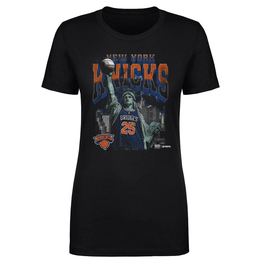 Mikal Bridges New York Knicks Statue Of Liberty WHT
