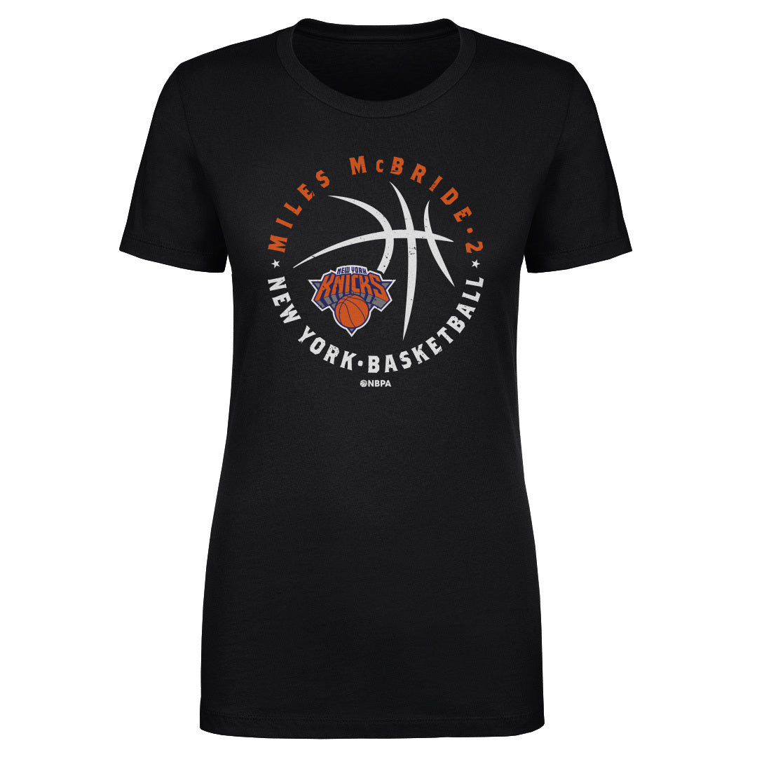 Miles McBride New York Knicks Player Ball WHT