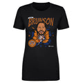 Jalen Brunson New York Knicks Caricature Retro WHT