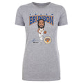 Jalen Brunson New York Knicks Hardwood Comic WHT