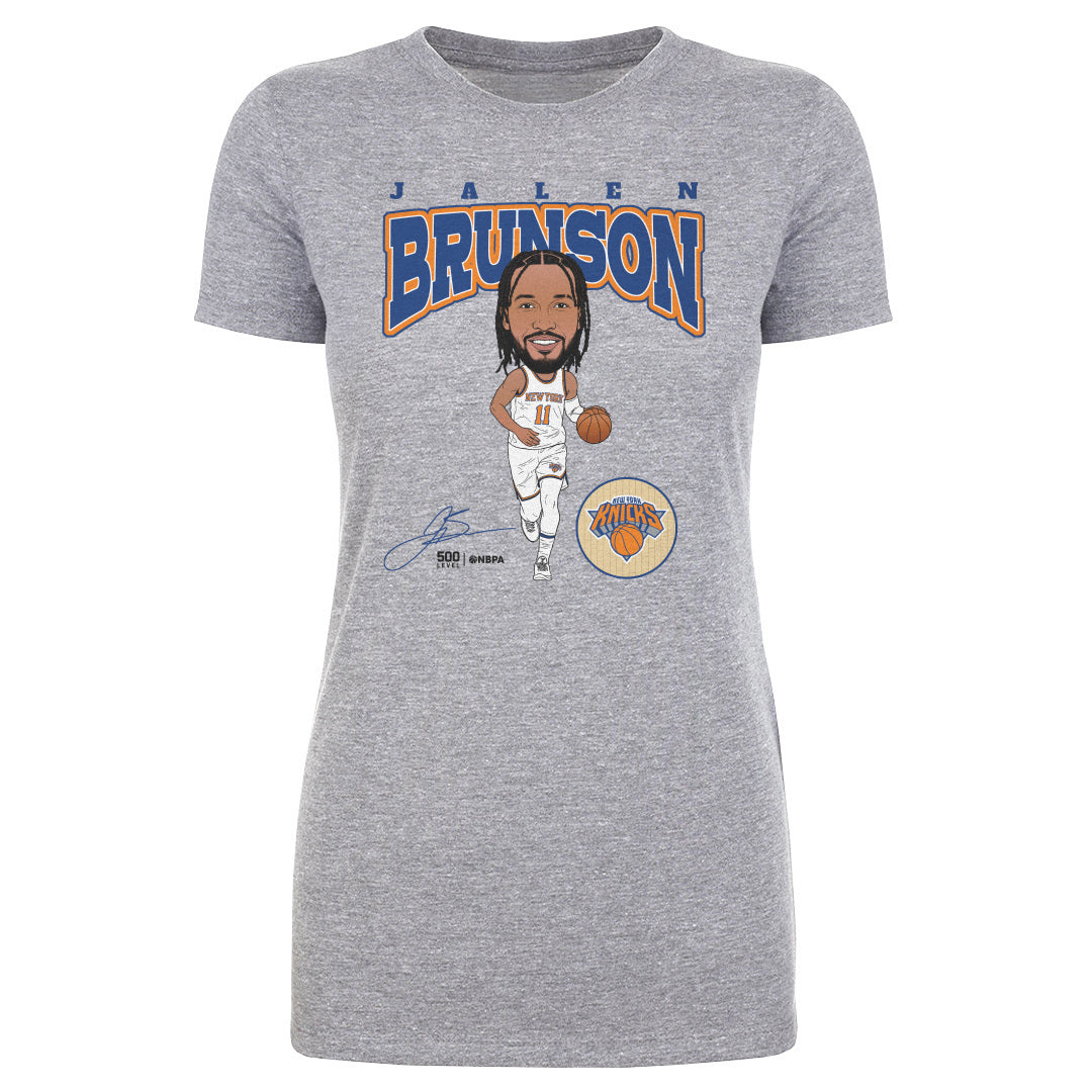 Jalen Brunson New York Knicks Hardwood Comic WHT