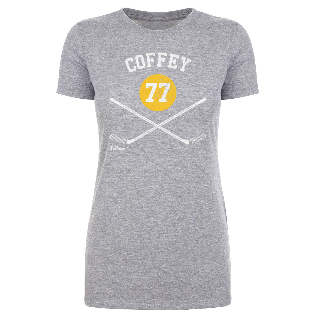Paul Coffey Pittsburgh 77 Sticks WHT
