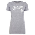 Jayson Tatum Boston Script WHT