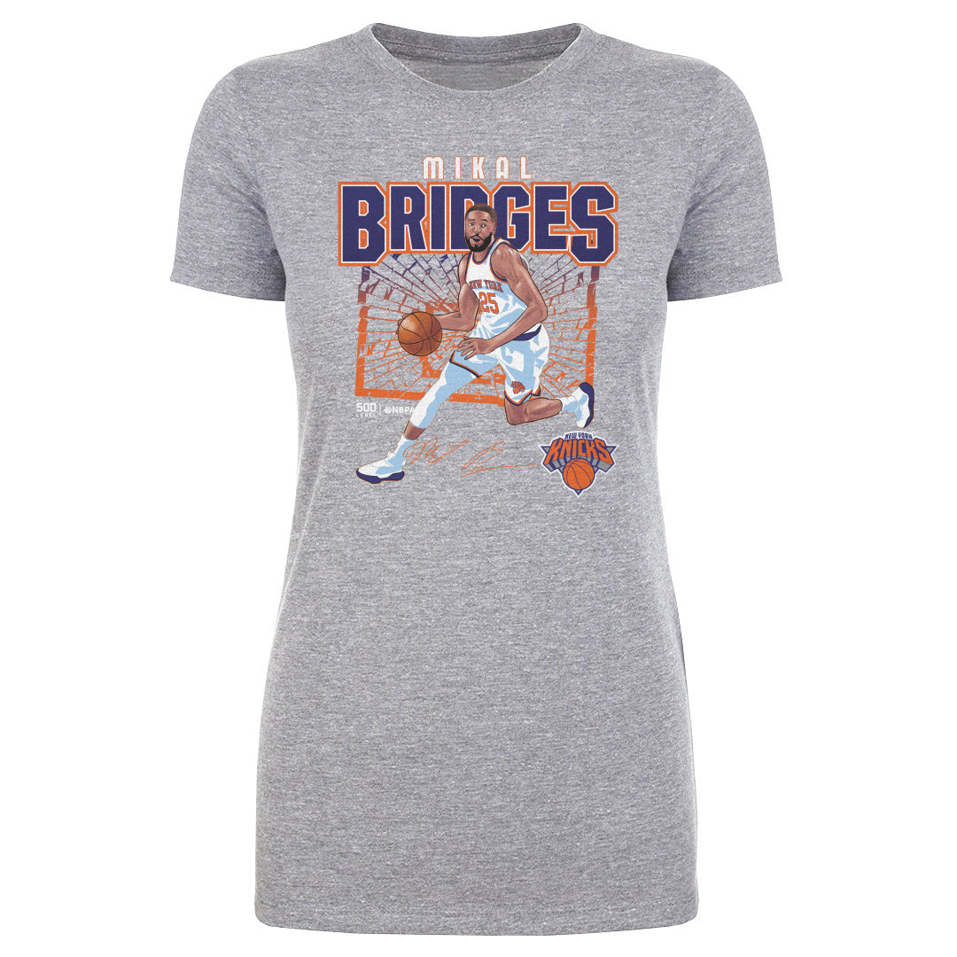Mikal Bridges New York Knicks Shattered WHT